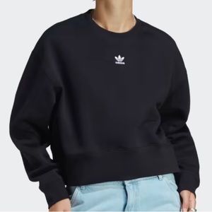NWT Adidas Originals Black Adi color Essential Sweatshirt Size M